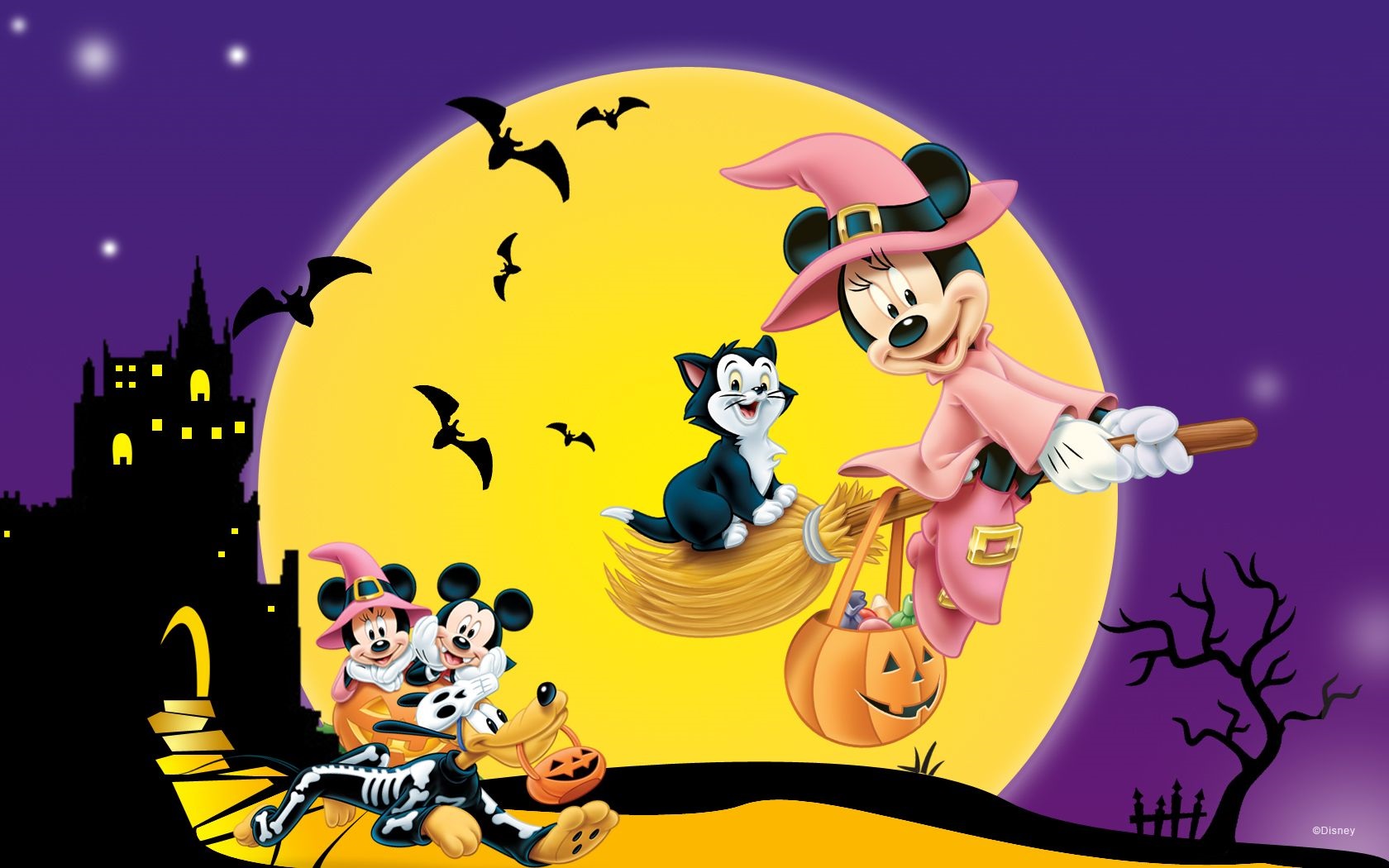 Disney Halloween Phone Wallpapers