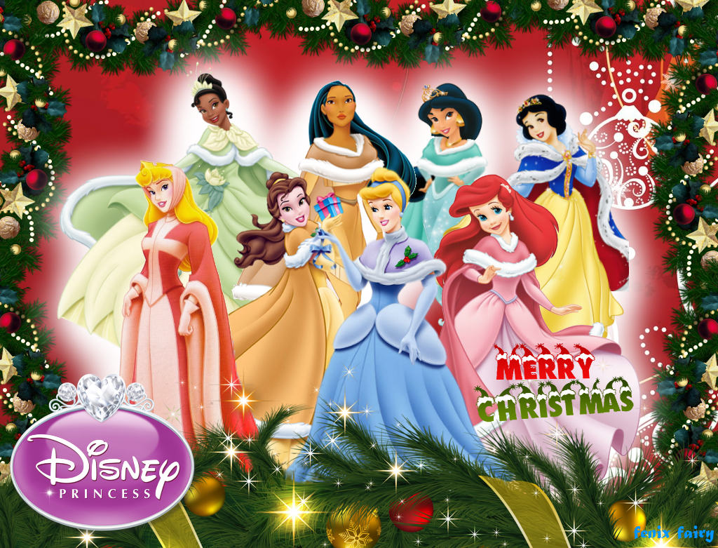 Disney Princess Christmas Wallpapers