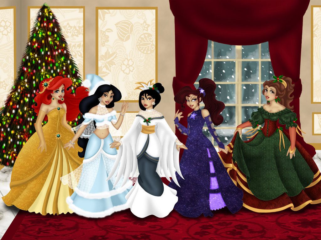 Disney Princess Christmas Wallpapers