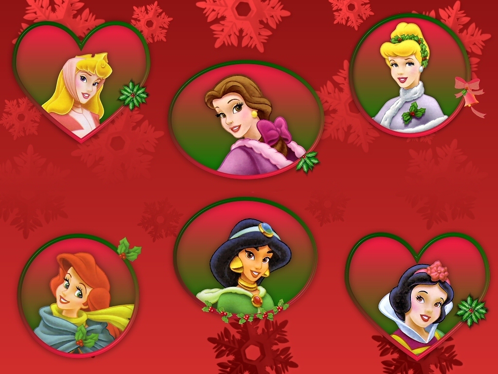 Disney Princess Christmas Wallpapers