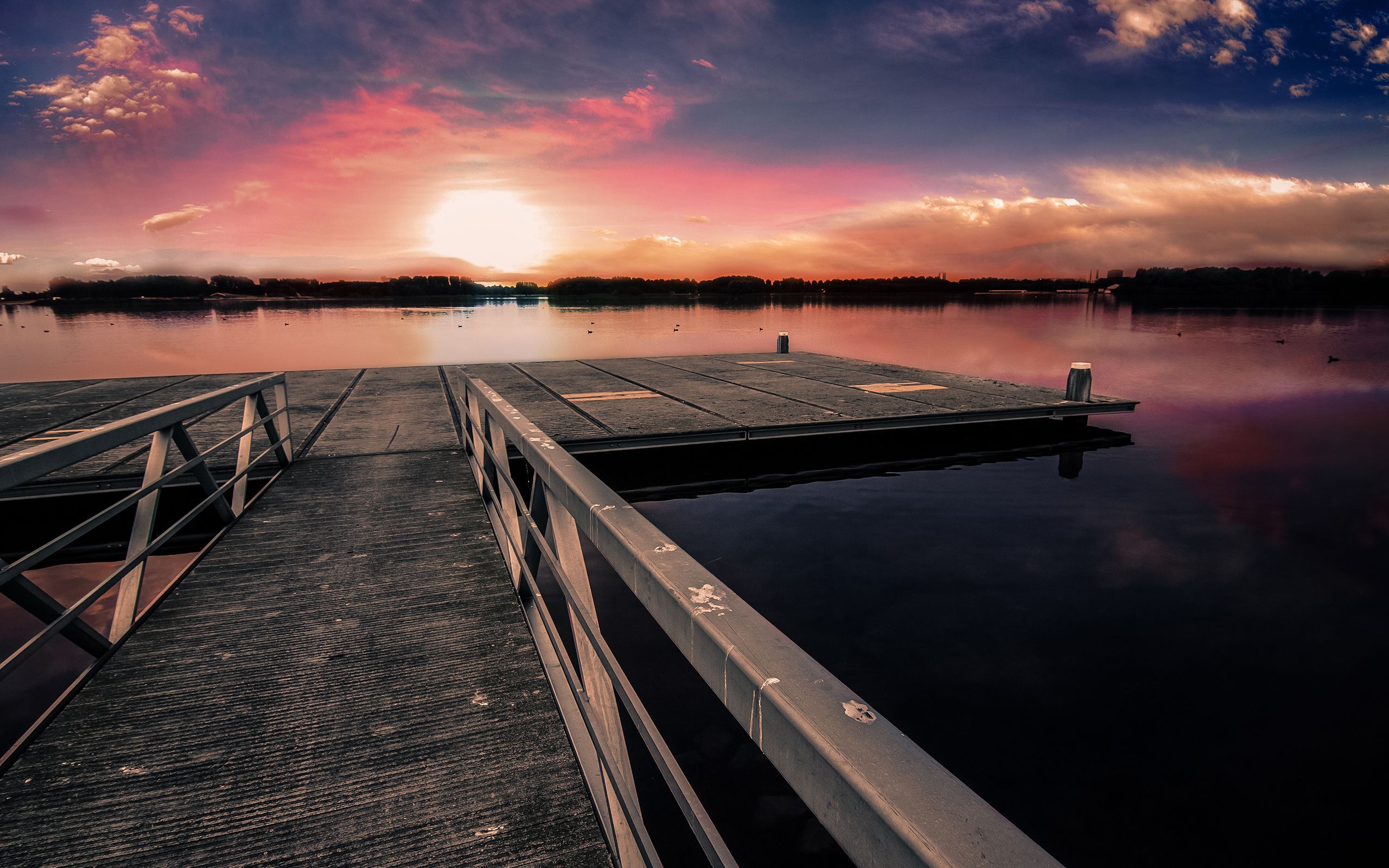 Dock Sunset Pictures Wallpapers