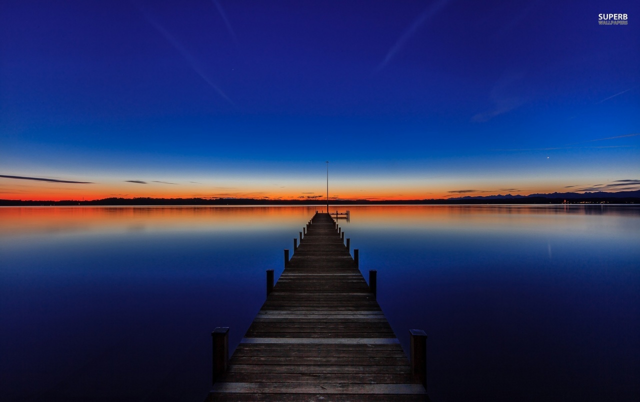 Docks At Night Wallpapers