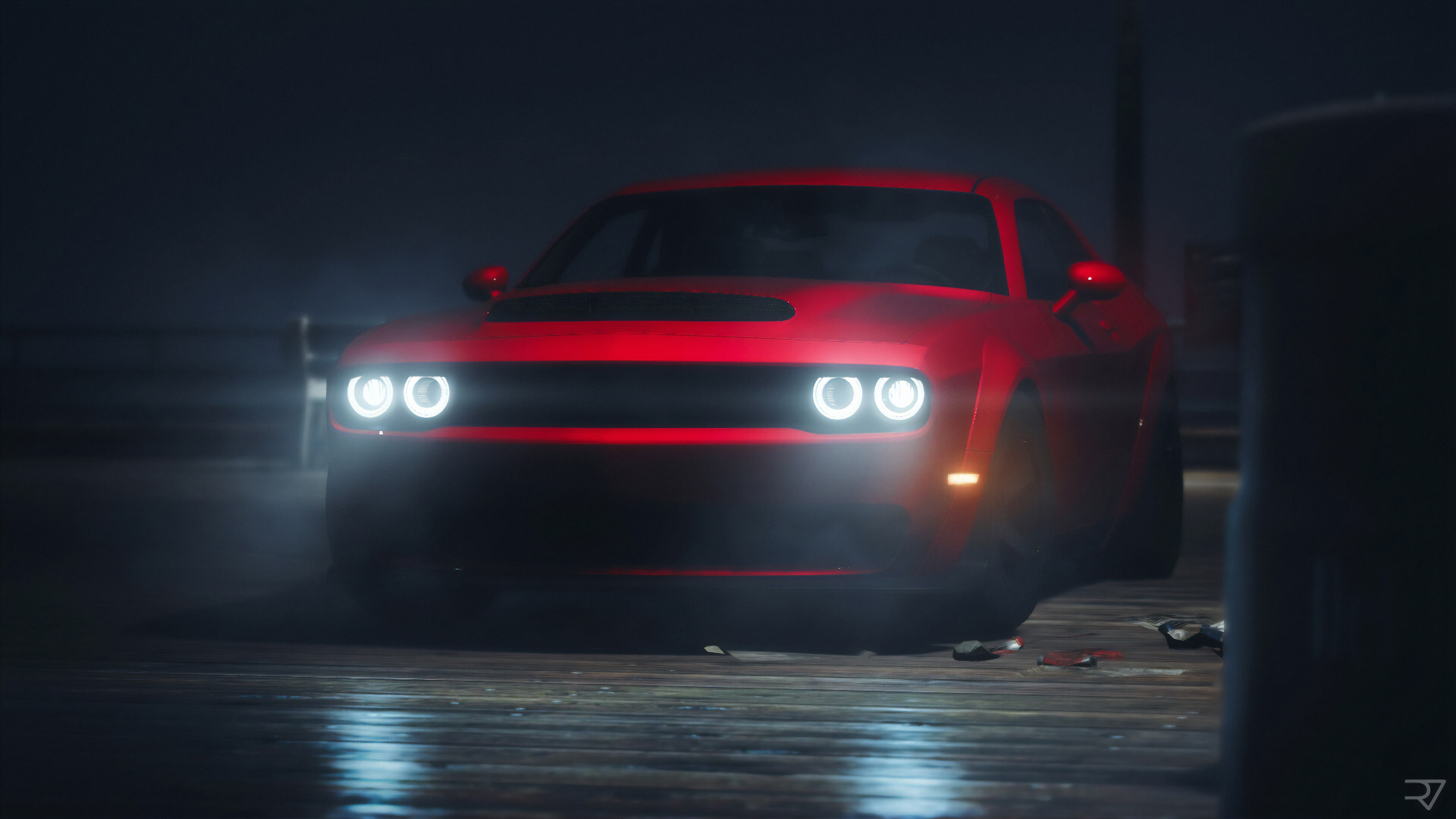 Dodge Challenger 4K Wallpapers