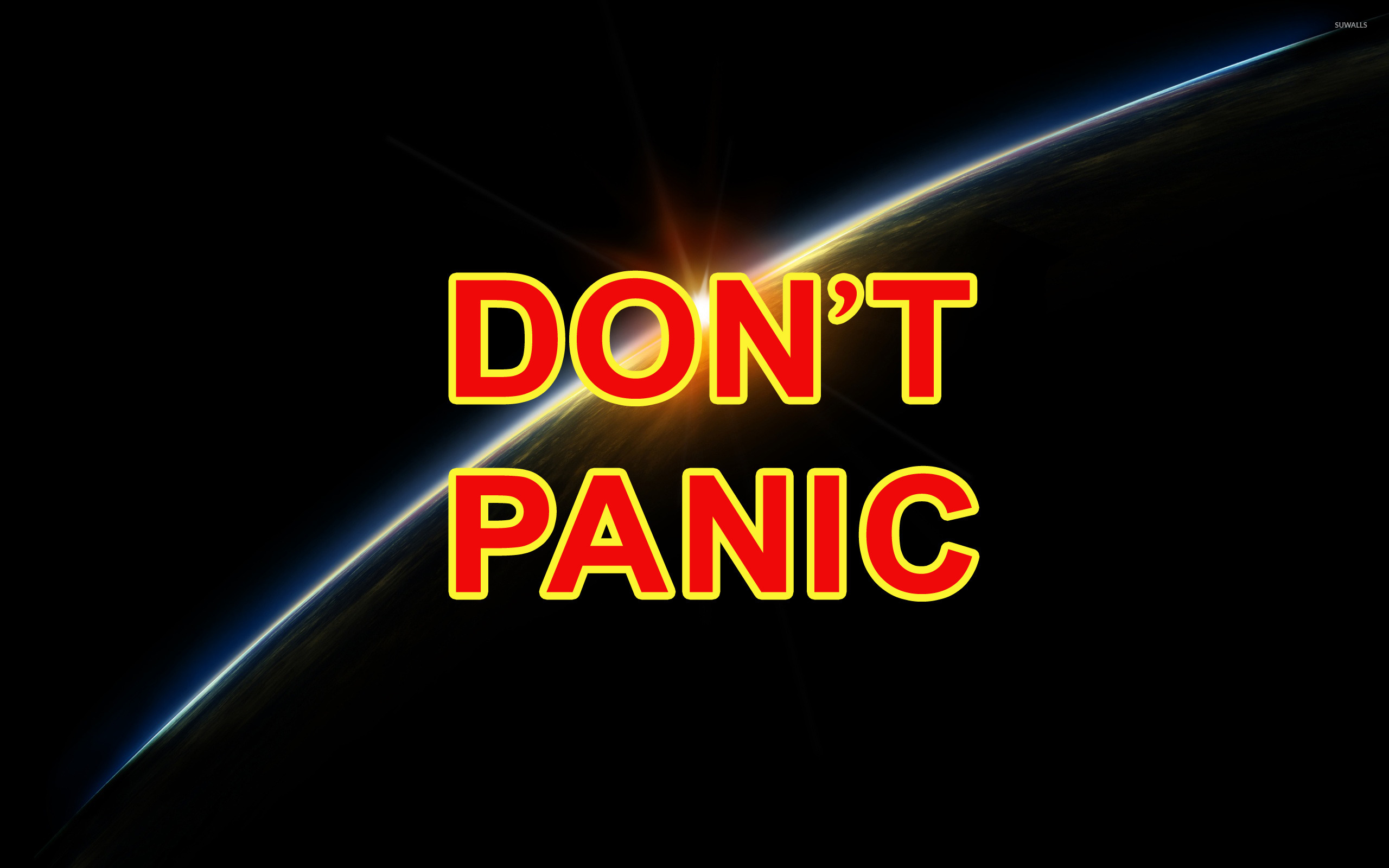 Don T Panic Wallpapers