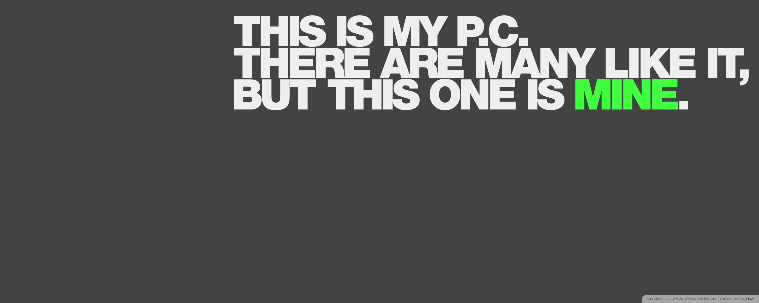 Dont Touch My Computer Wallpapers