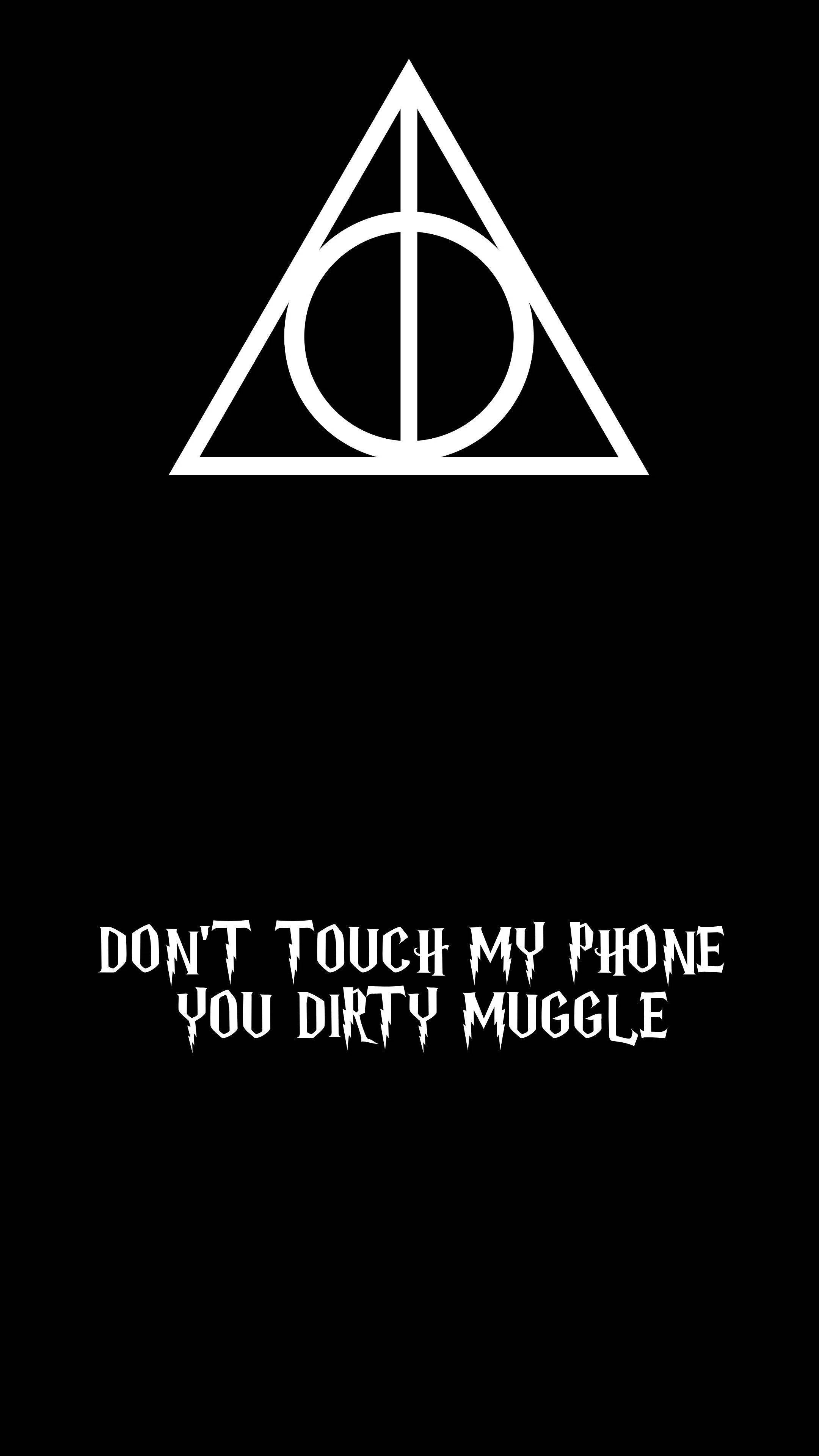 Don'T Touch My Laptop Muggle Wallpapers