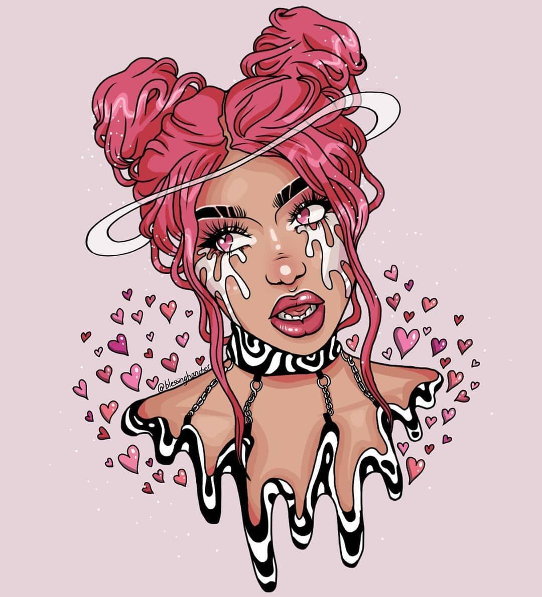 Dope Girl Cartoons Wallpapers