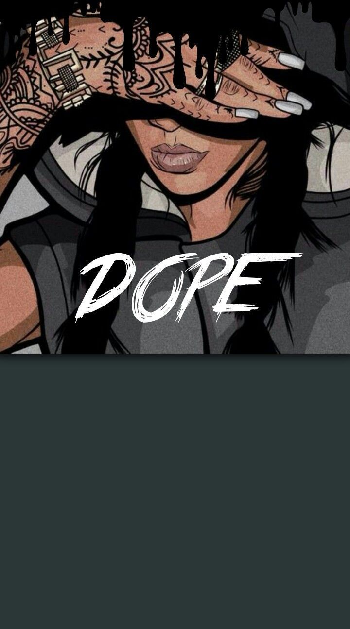 Dope Girl Cartoons Wallpapers