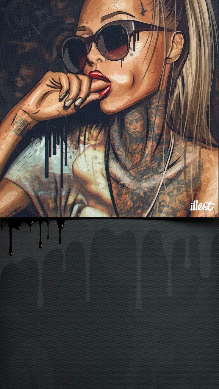 Dope Girl Cartoons Wallpapers