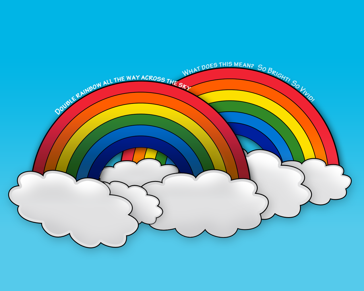 Double Rainbow Wallpapers