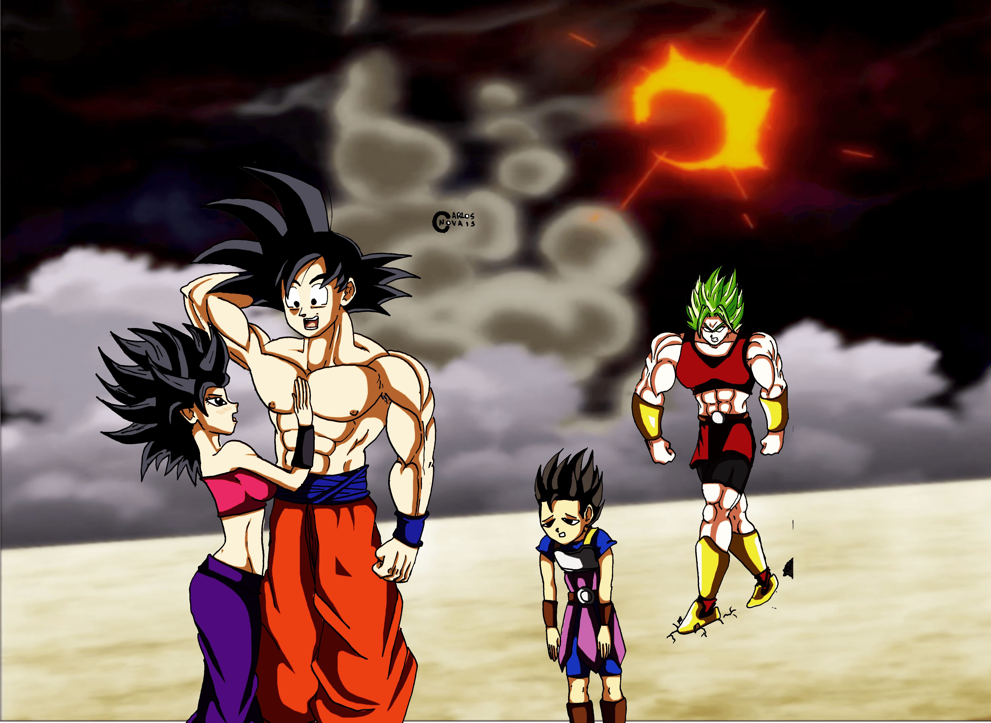 Dragon Ball Super Kale Fanart Wallpapers