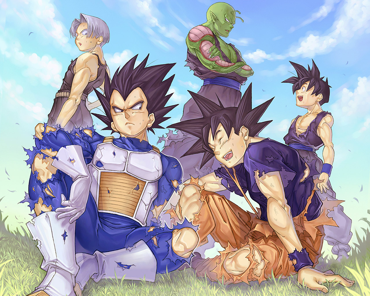 Dragon Ball Z Group Picture Wallpapers