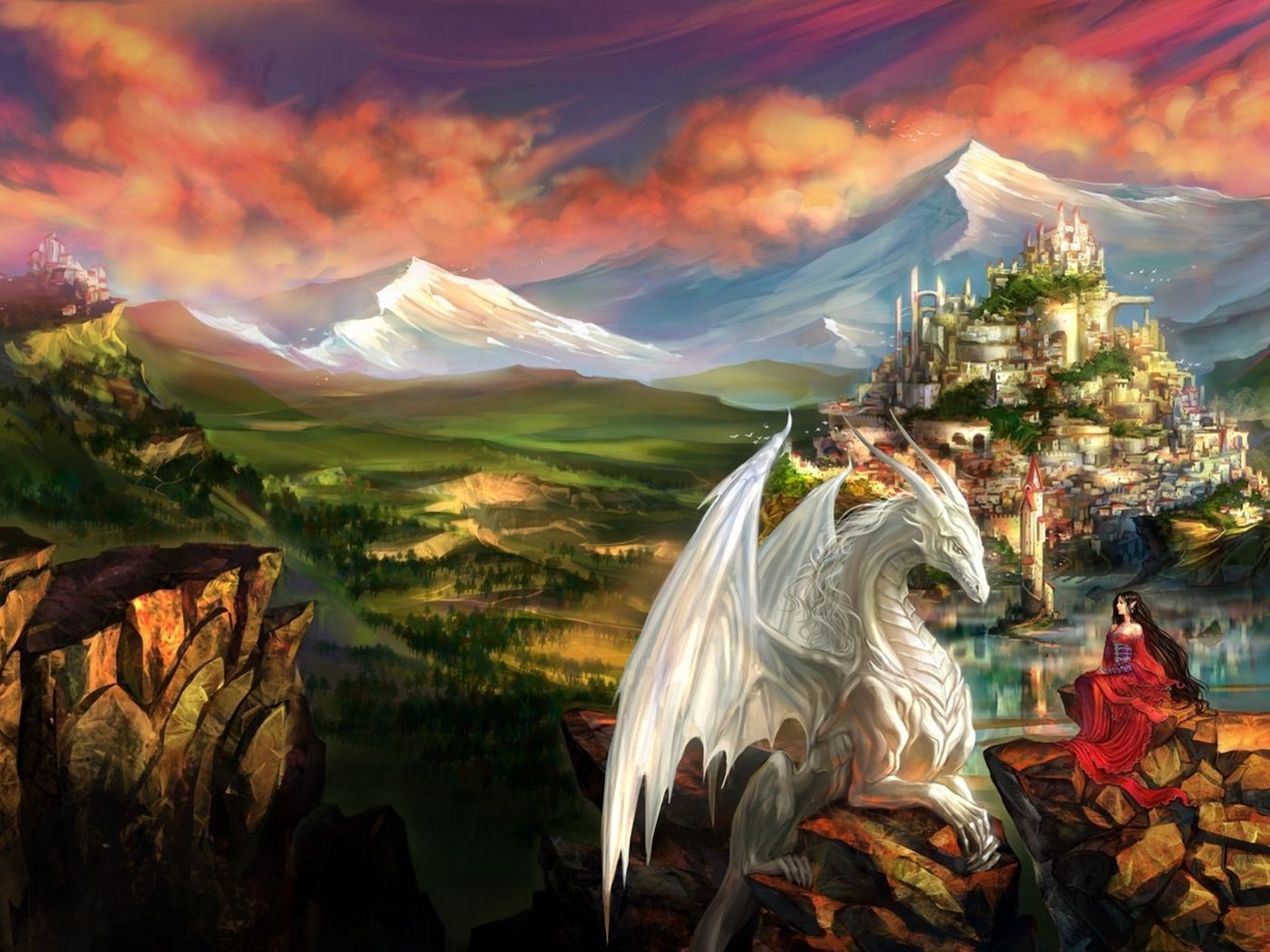 Dragon Landscape Wallpapers