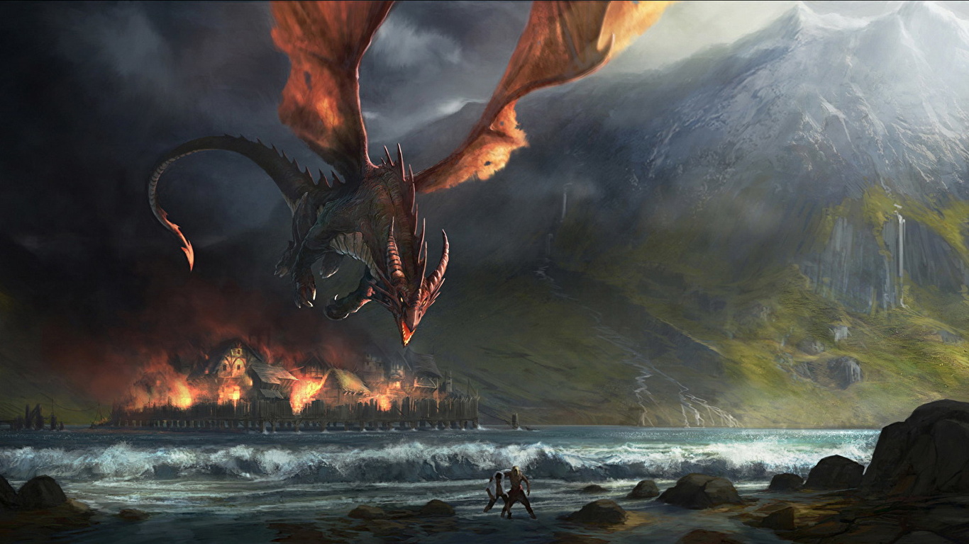 Dragon 1366X768 Wallpapers