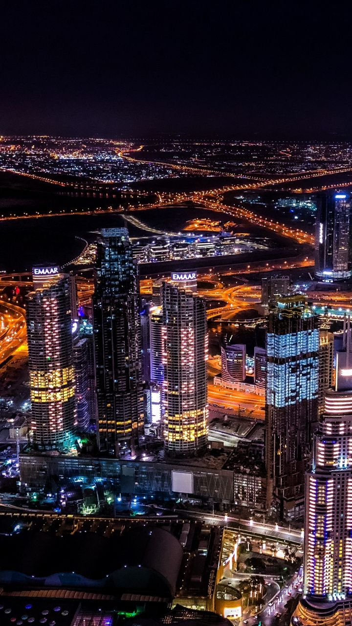 Dubai At Night Wallpapers