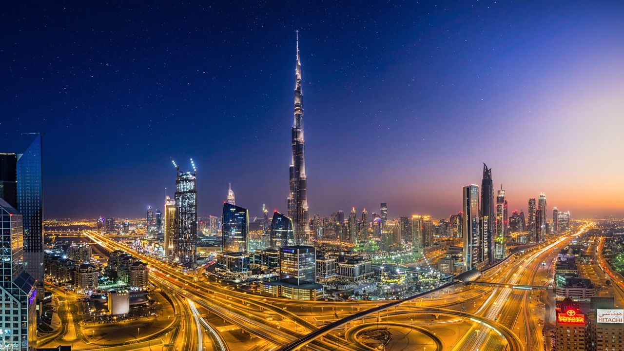 Dubai At Night Wallpapers