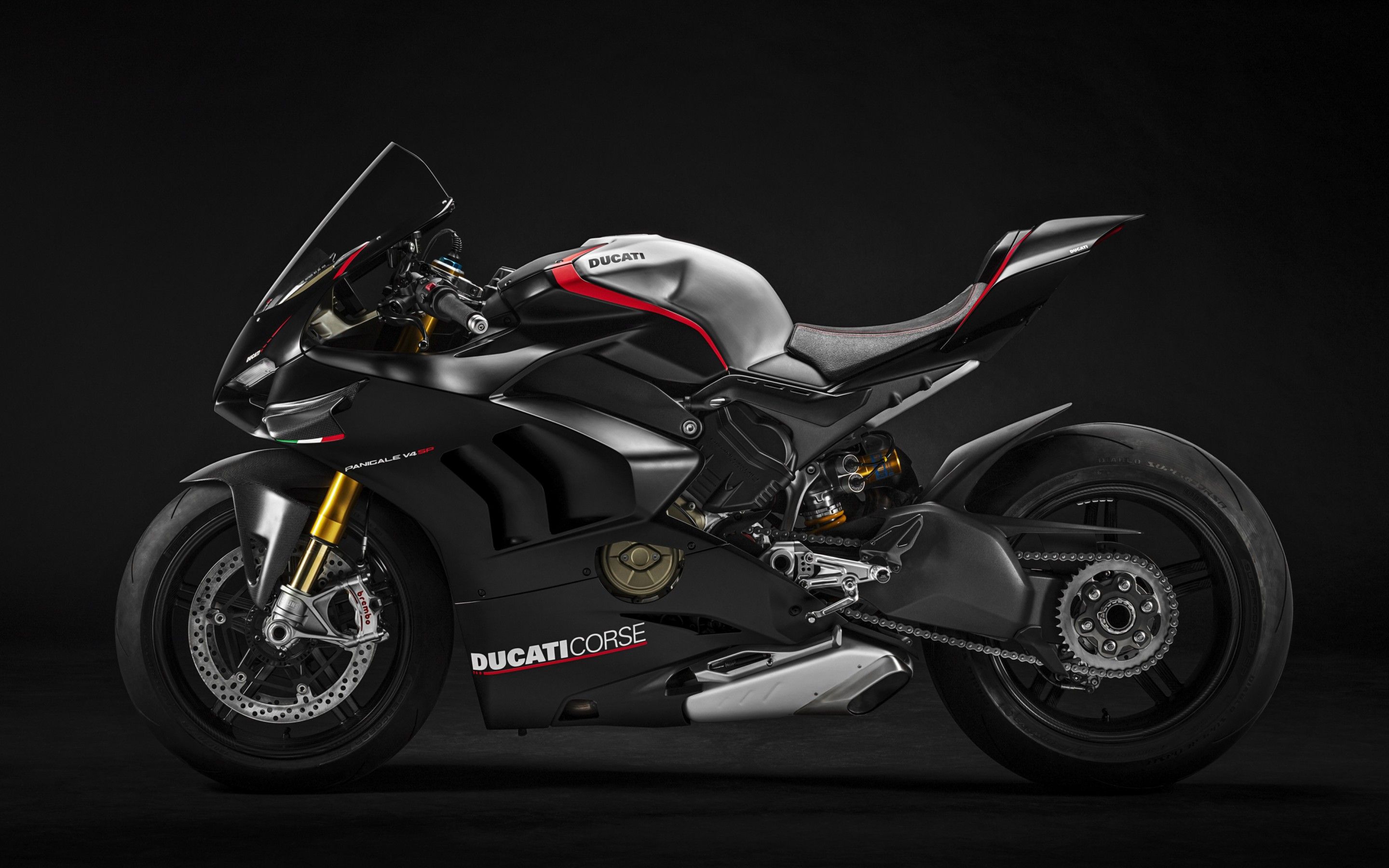 Ducati Panigale V4 Black Wallpapers