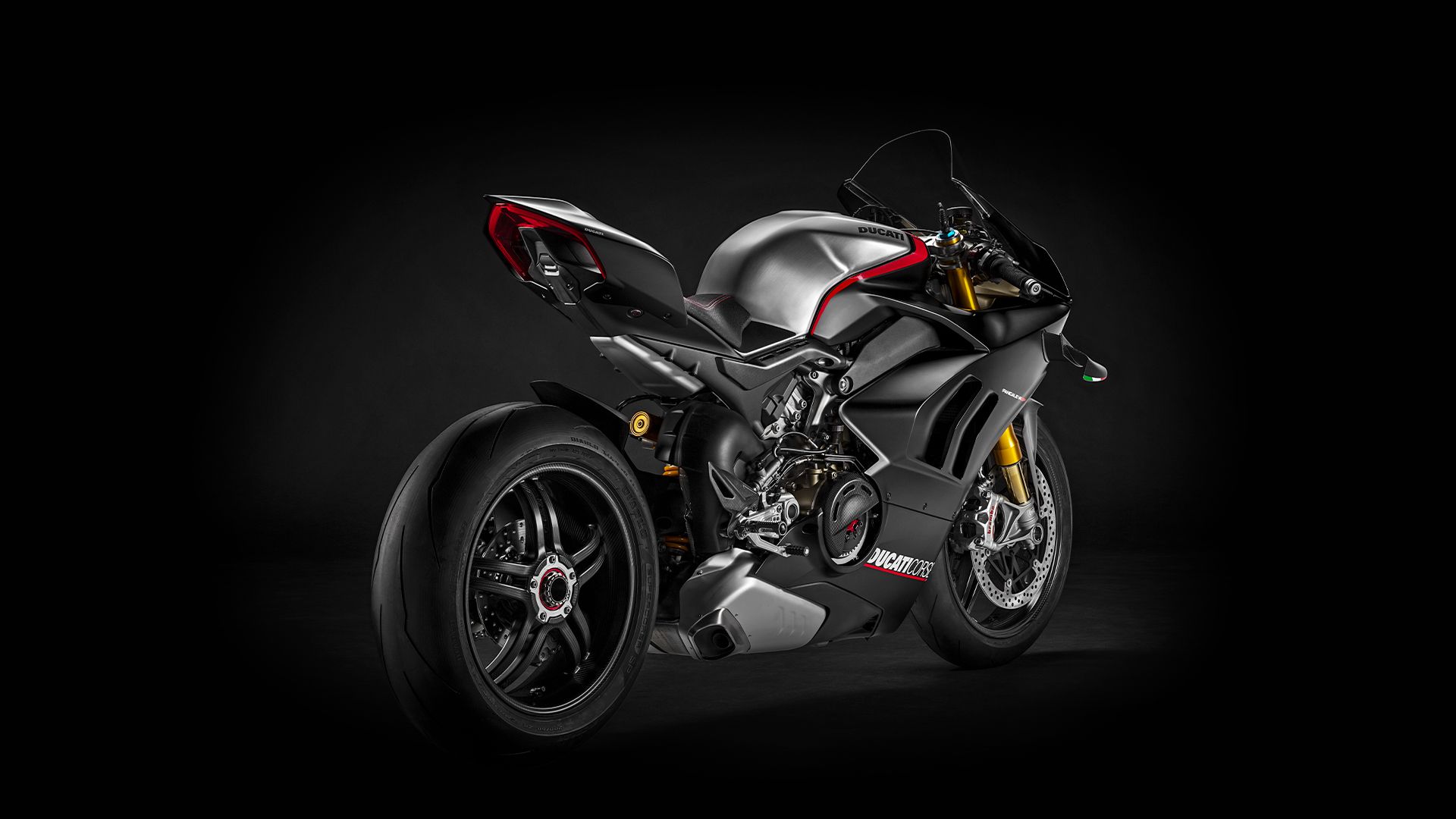 Ducati Panigale V4 Black Wallpapers