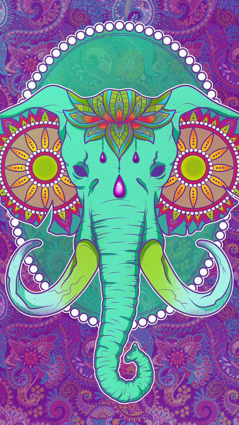 Elephant Mandala Wallpapers