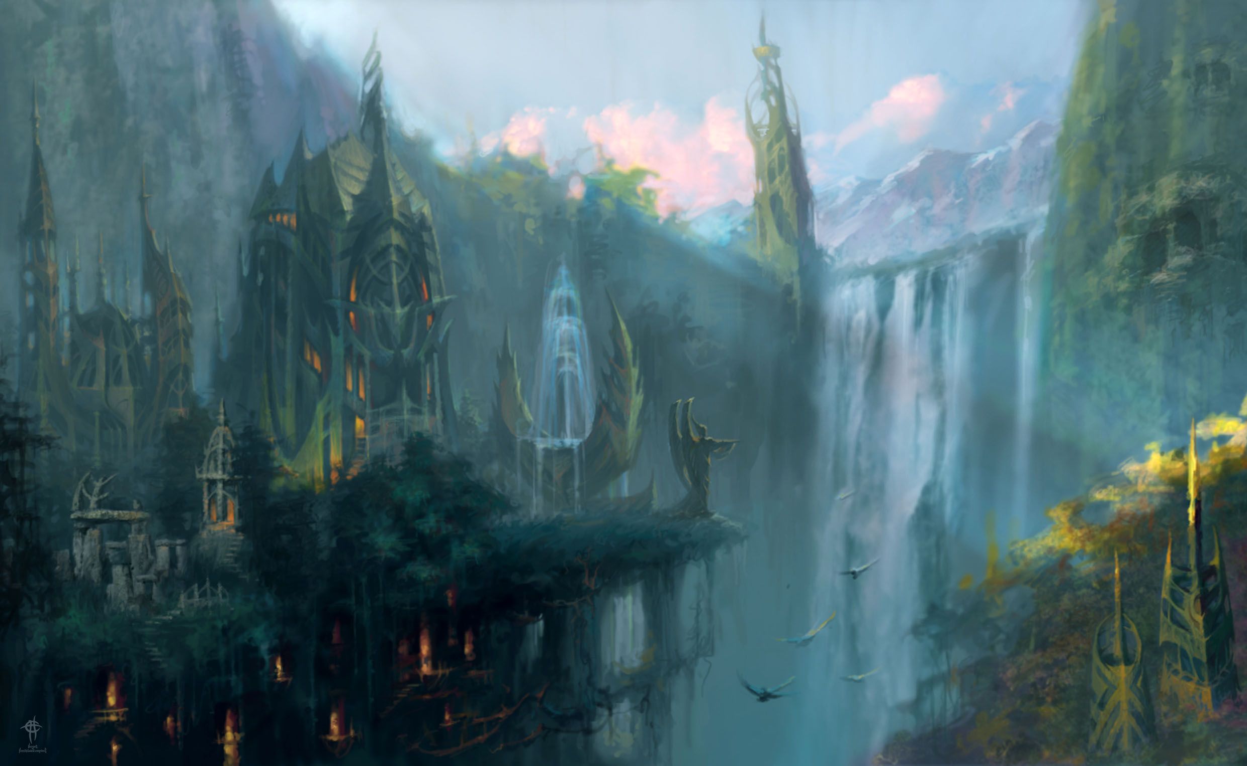 Elven Landscape Wallpapers