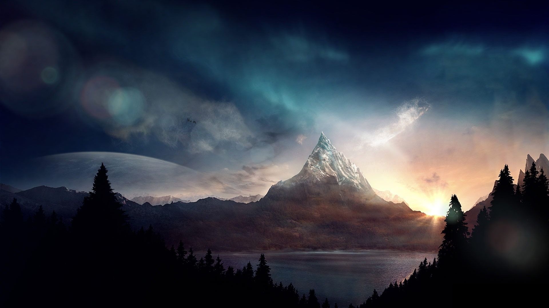 Epic Mountain Landscape Wallpapers