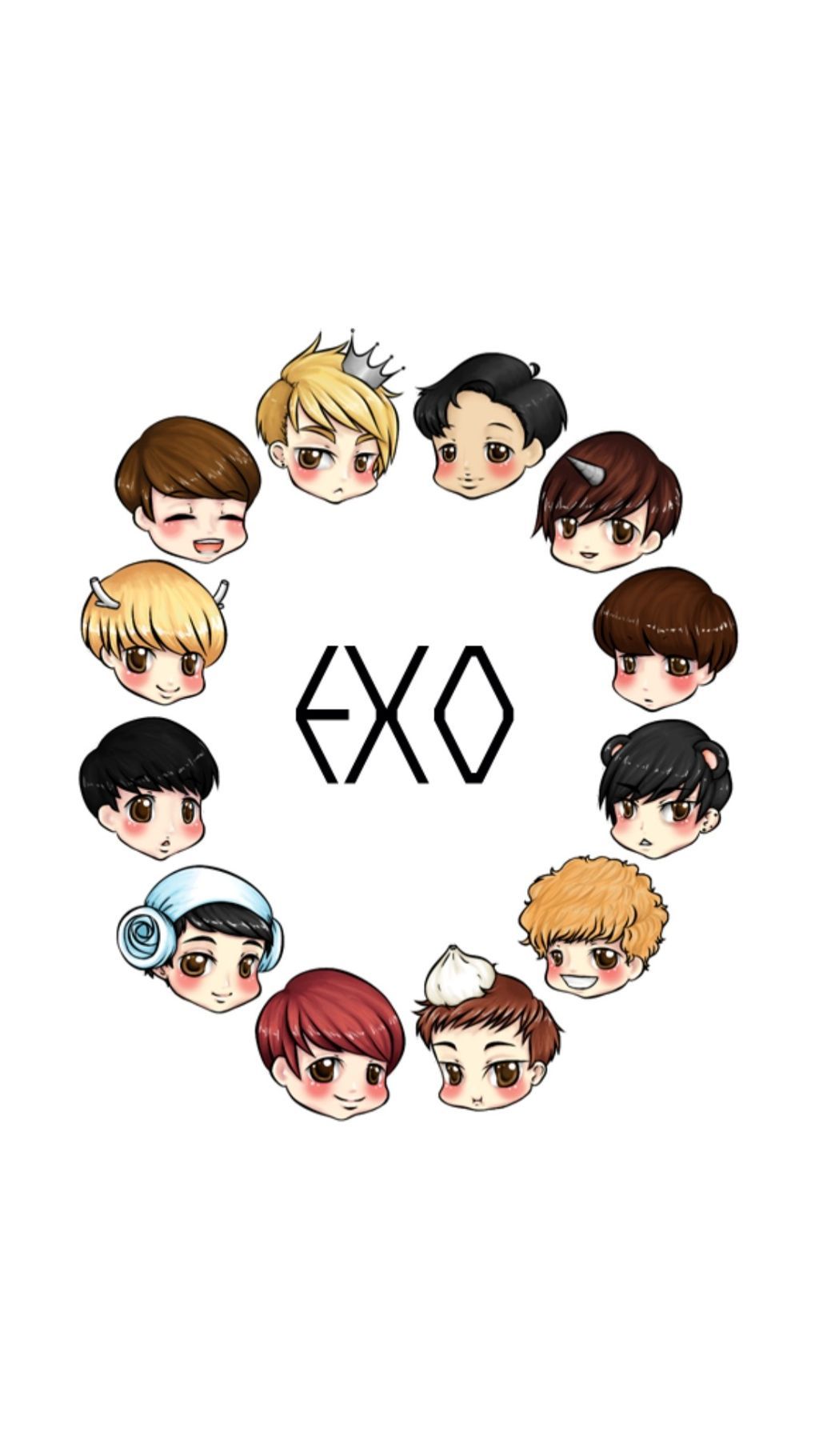 Exo Chibis Wallpapers