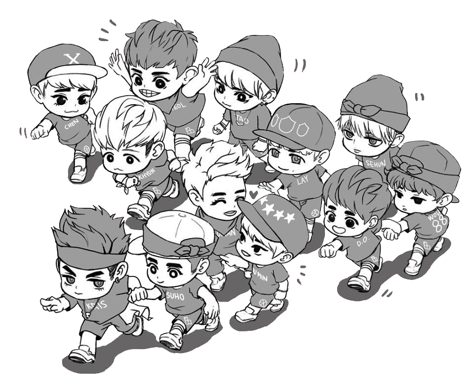 Exo Chibis Wallpapers