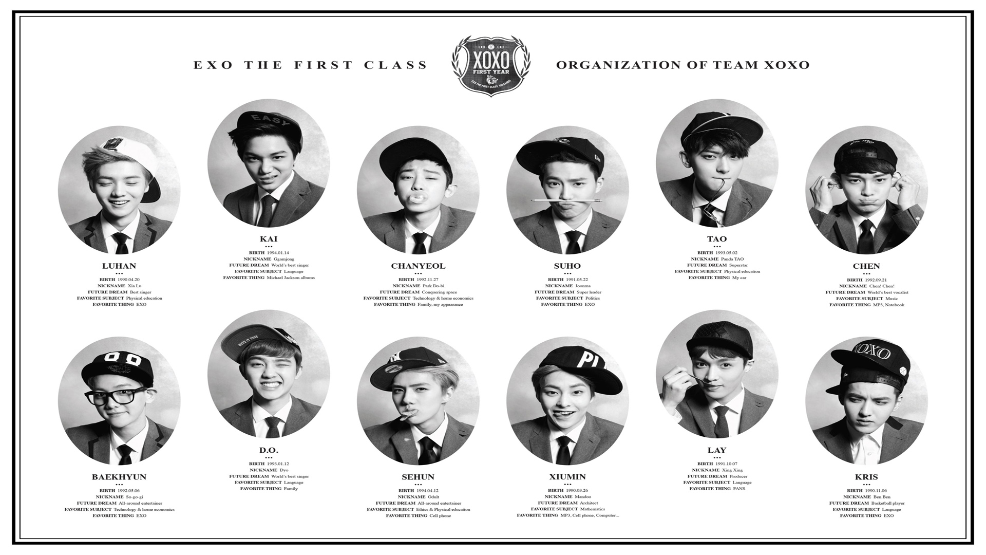 Exo Xoxo Photoshoot Wallpapers