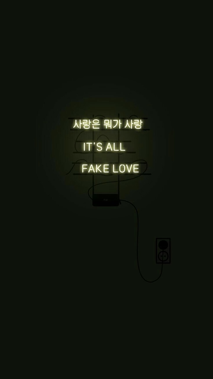 Fake Love Images Wallpapers