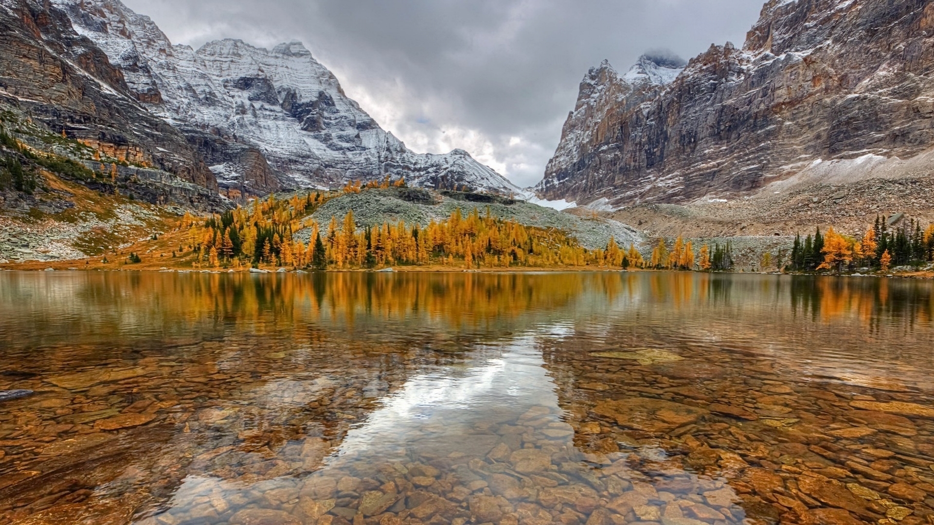 Fall Mountain Lake Wallpapers