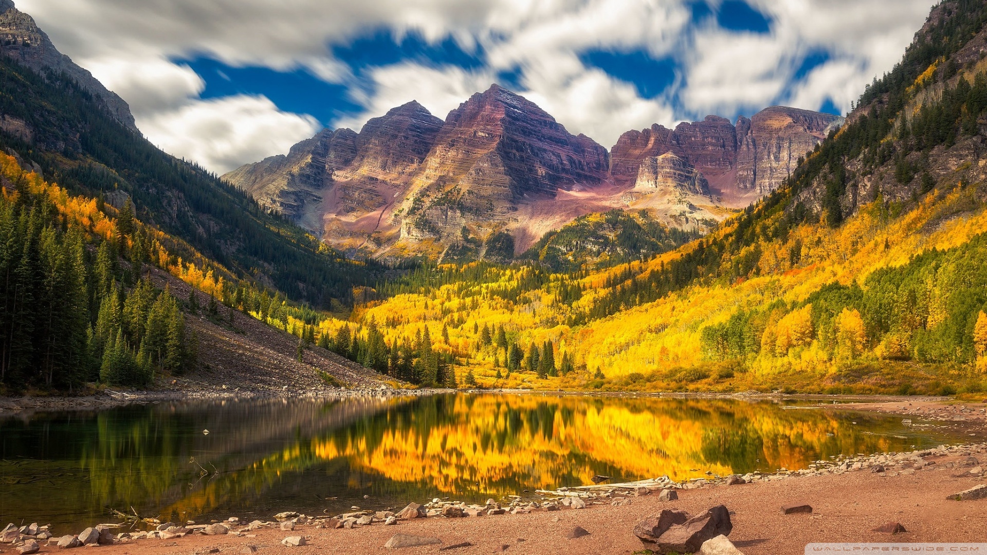 Fall Mountain Lake Wallpapers