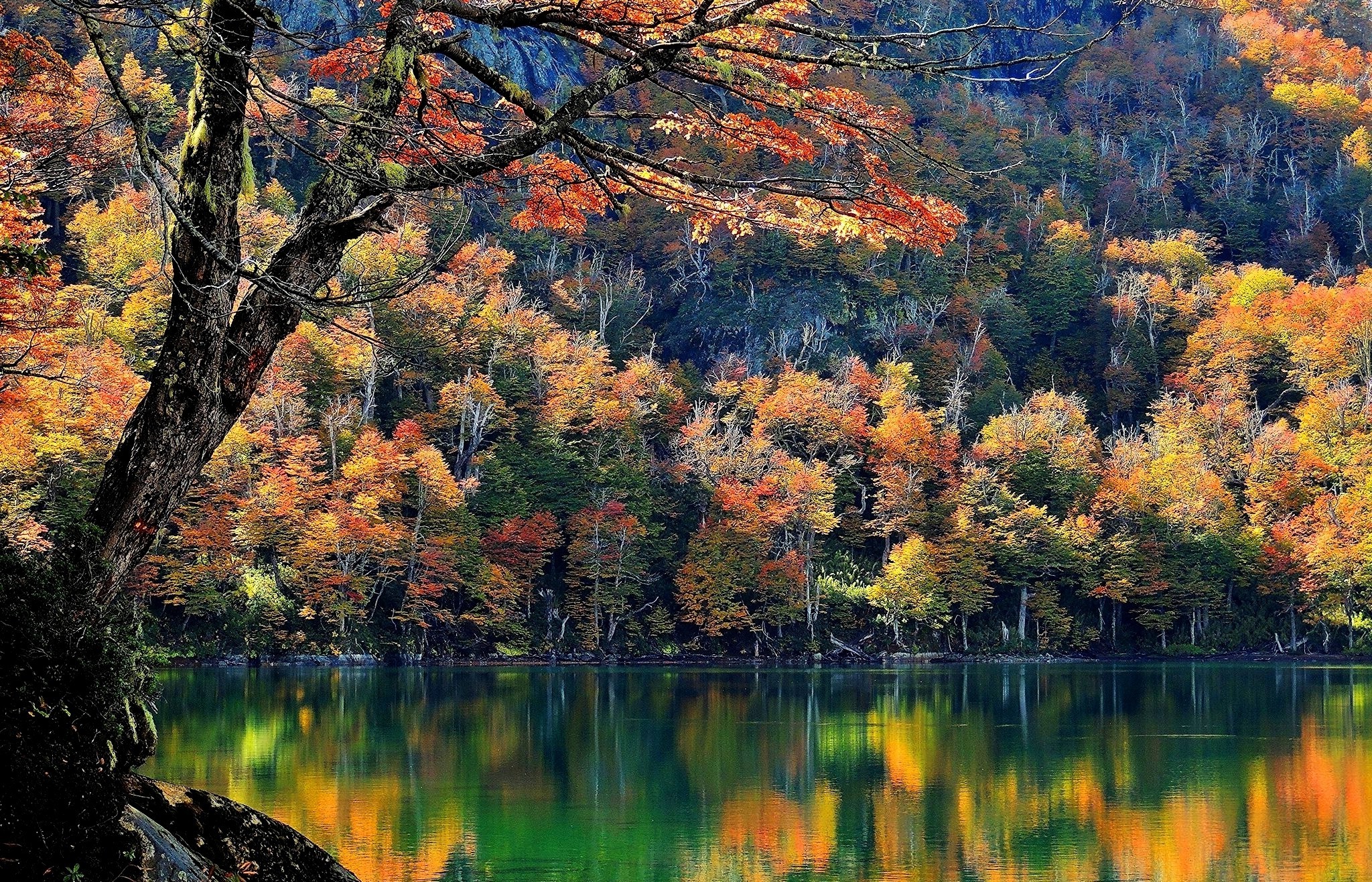 Fall Mountain Lake Wallpapers