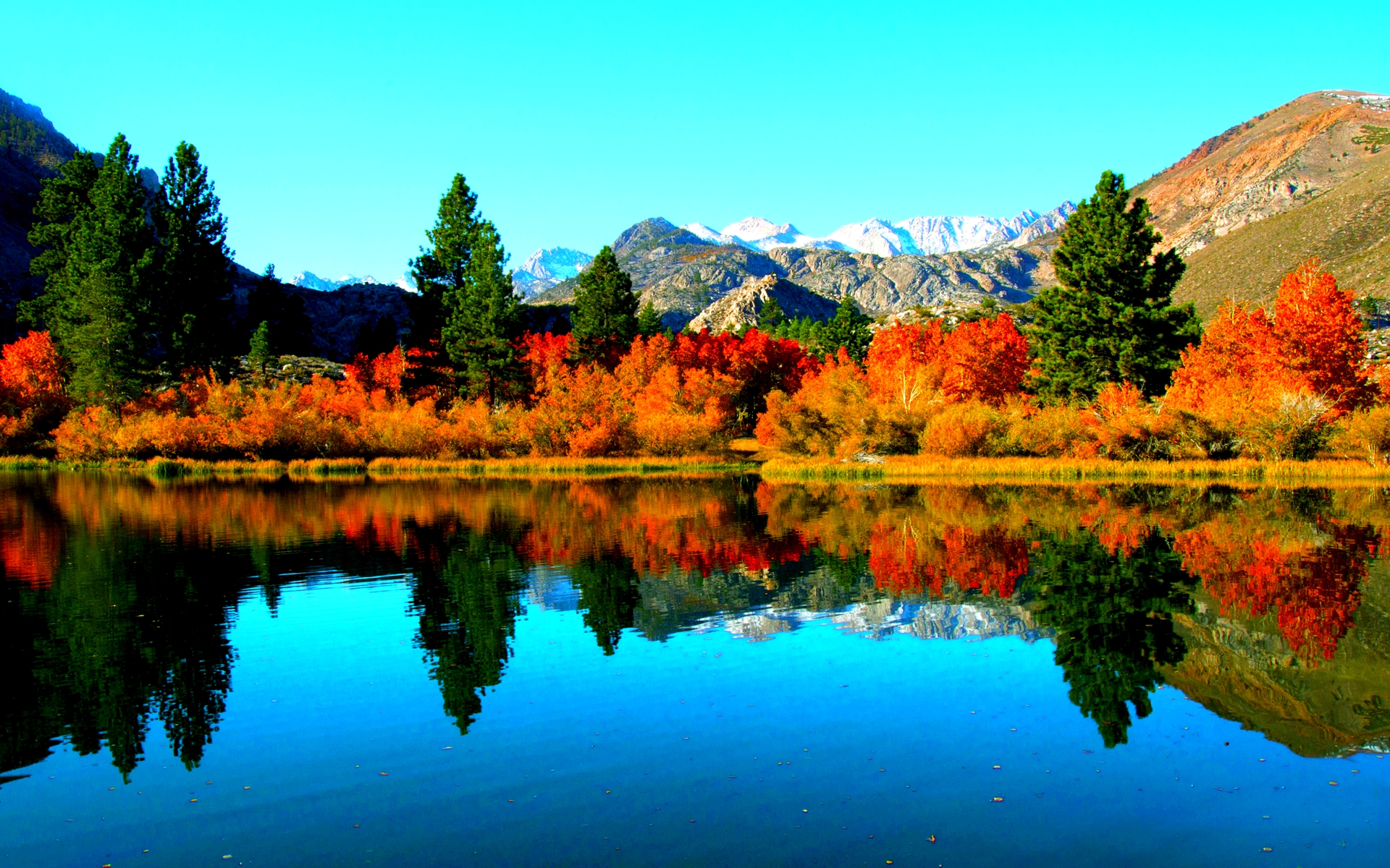 Fall Mountain Lake Wallpapers