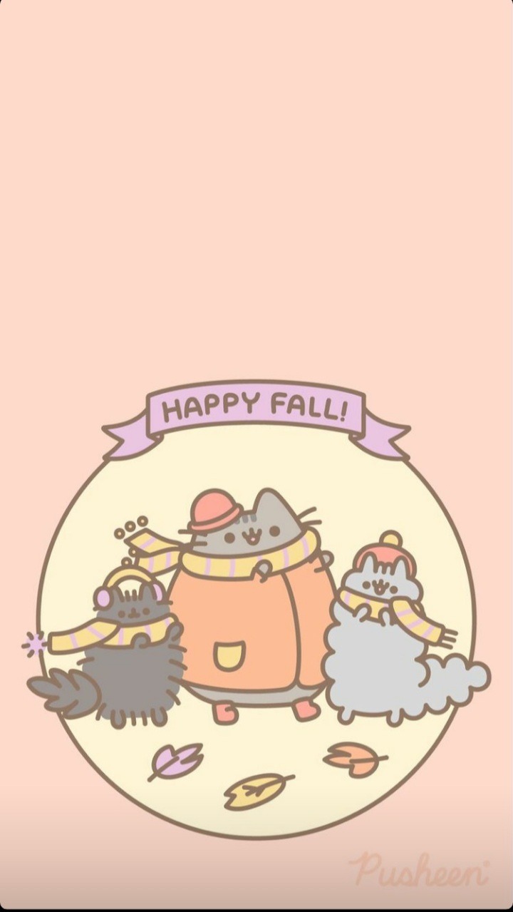 Fall Pusheen Wallpapers