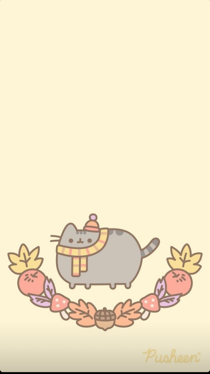 Fall Pusheen Wallpapers