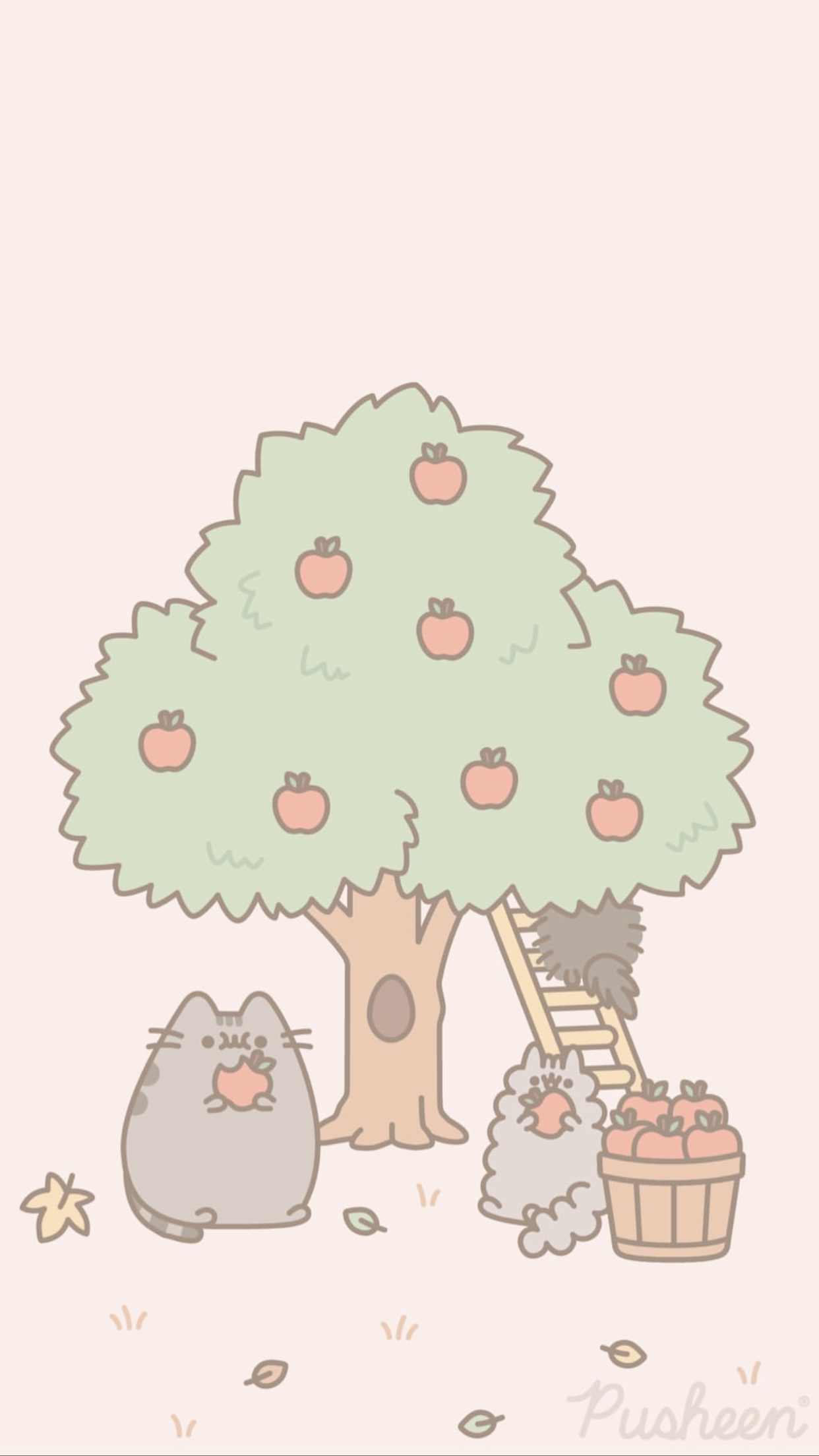 Fall Pusheen Wallpapers