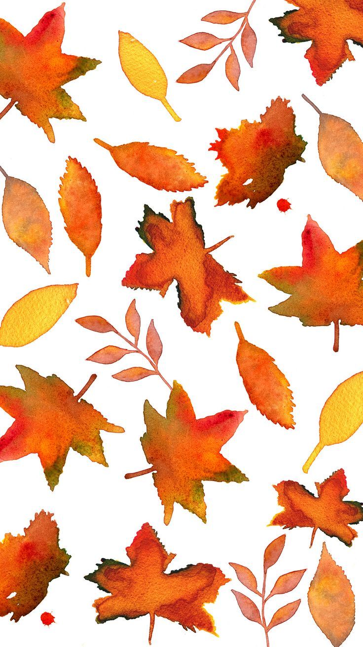 Fall Watercolor Iphone Wallpapers