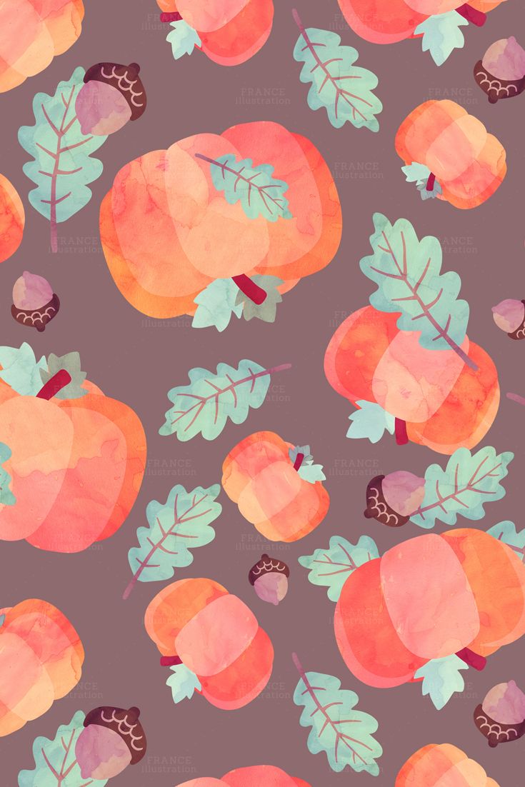 Fall Watercolor Iphone Wallpapers