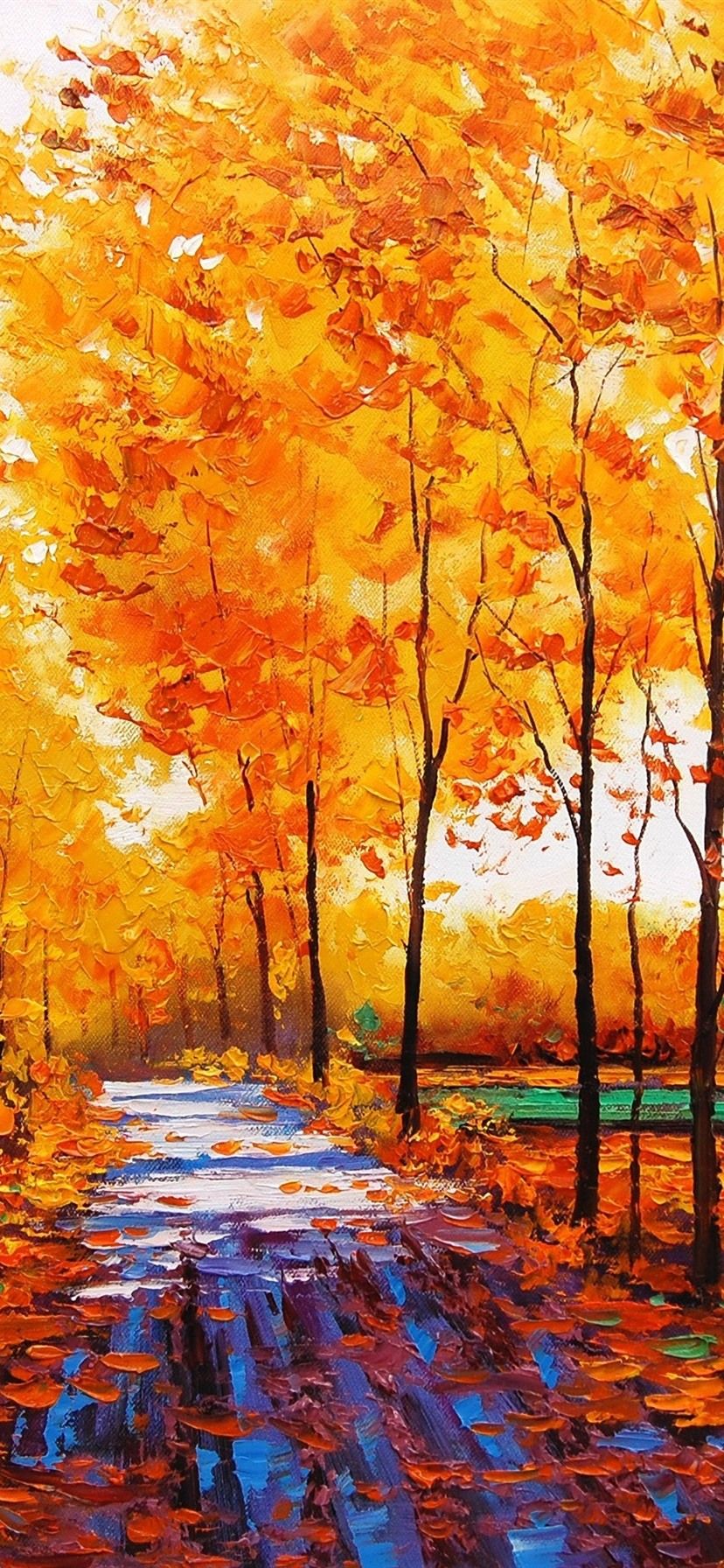 Fall Watercolor Iphone Wallpapers