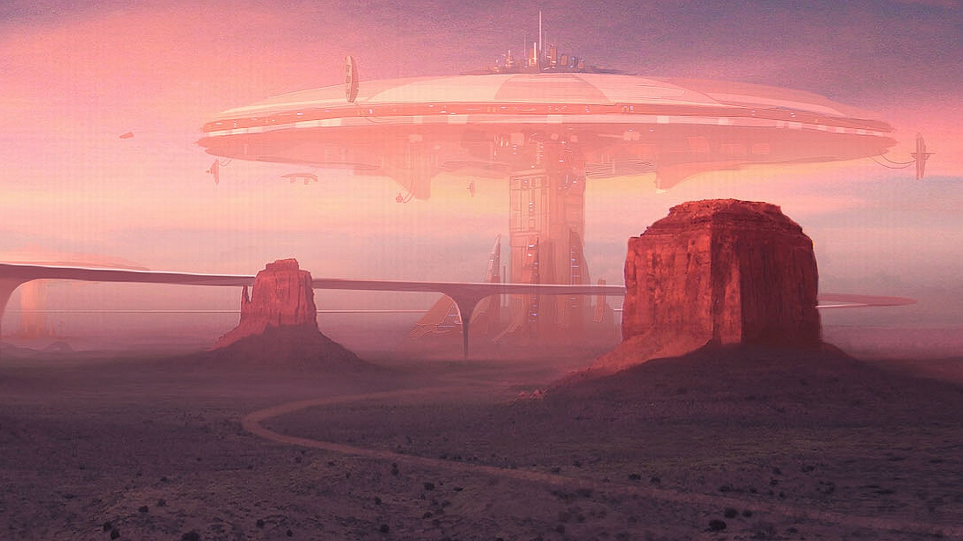 Fantasy Desert City Wallpapers