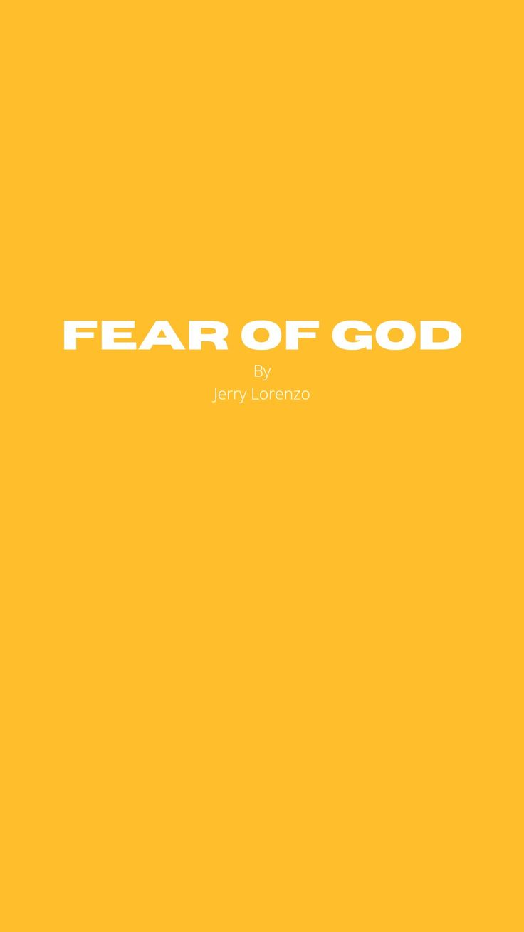 Fear God Wallpapers