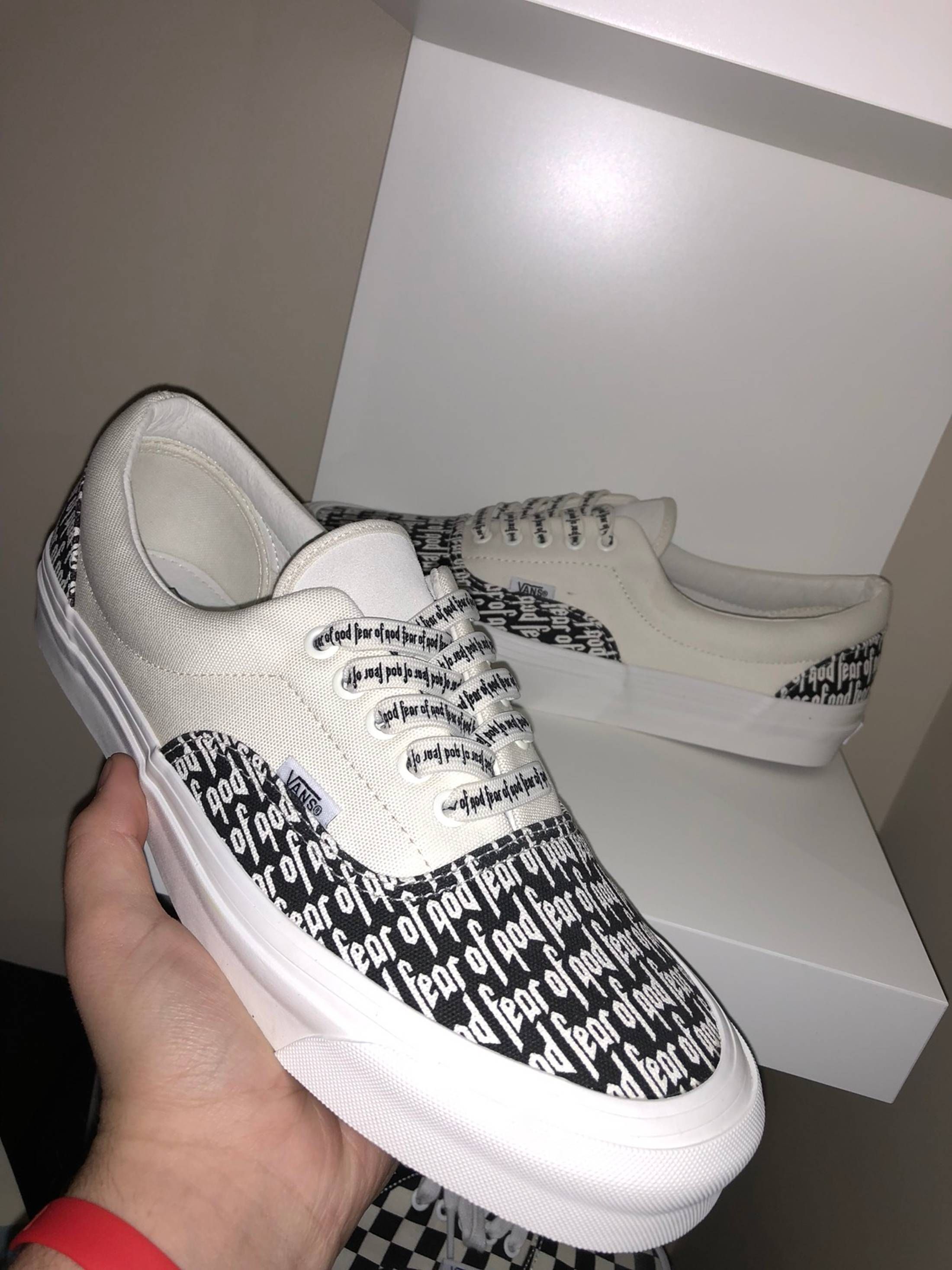 Fear Of God Vans On Feet Wallpapers