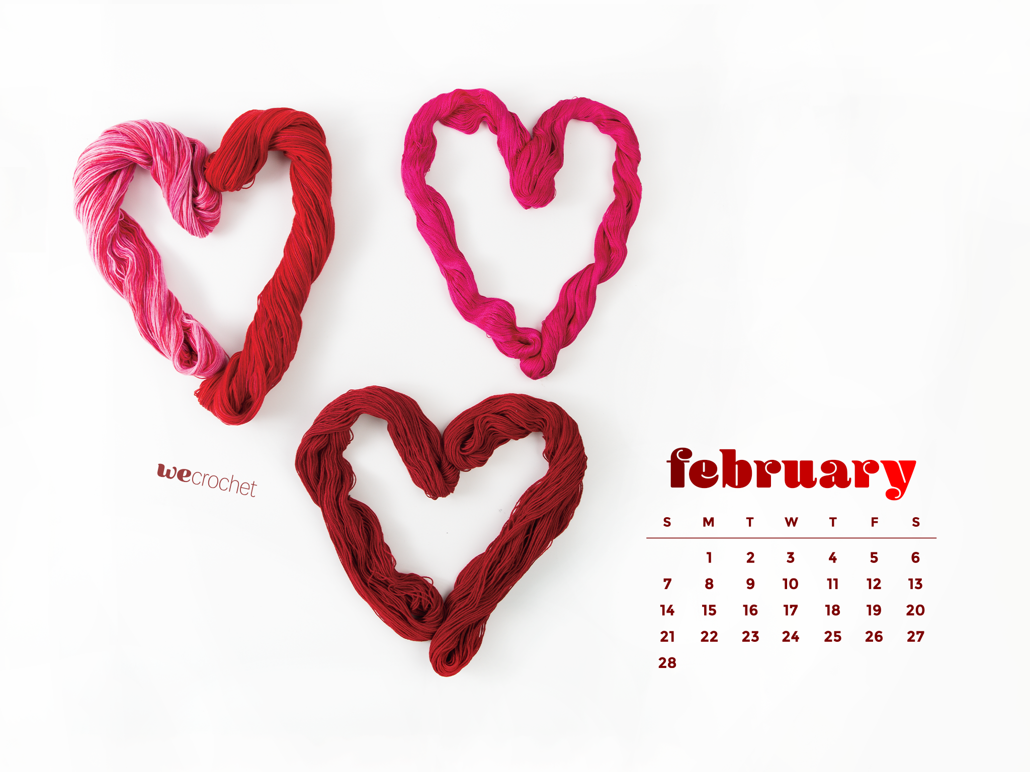 February 2021 Calendar Desktop Wallpapers
