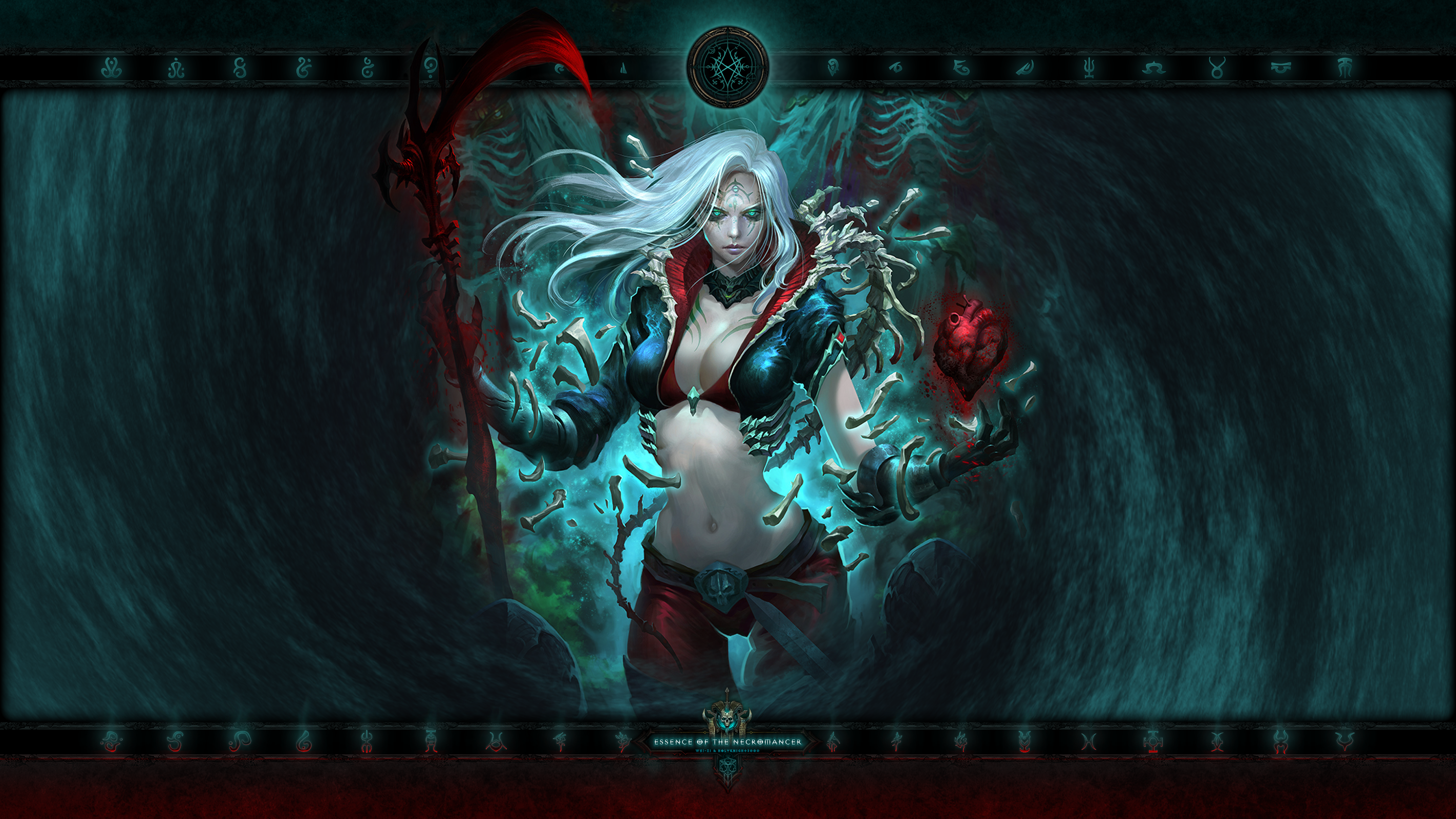 Female Necromancer Wallpapers