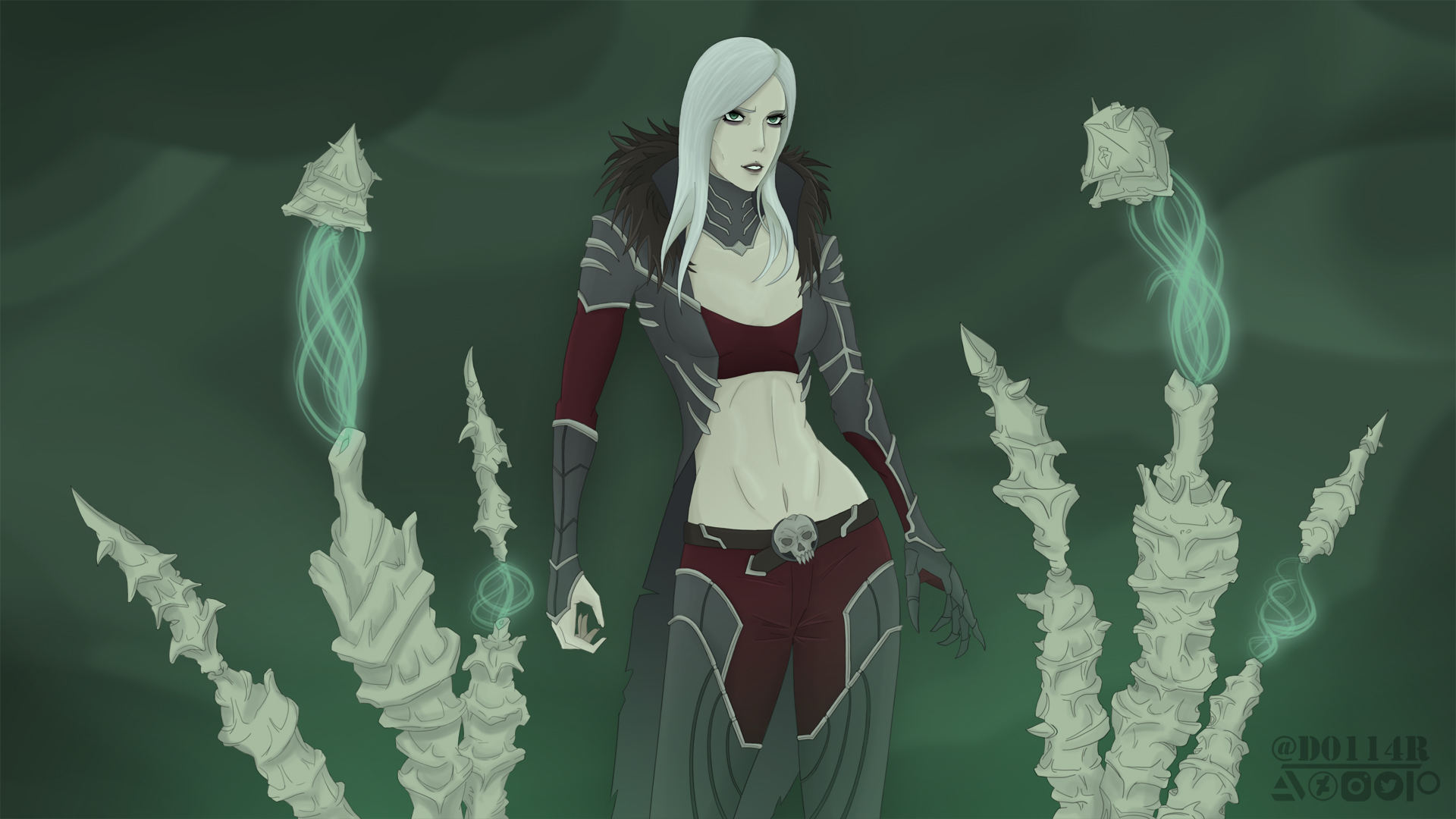 Female Necromancer Wallpapers