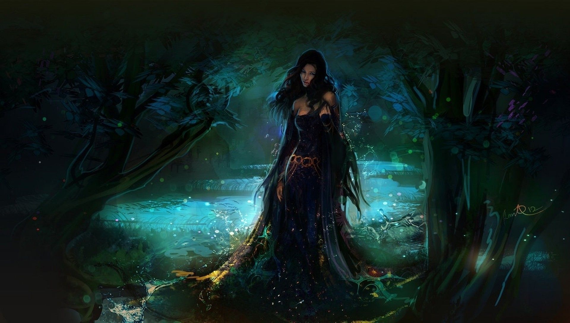 Female Wizard Fantasy Art Wallpapers