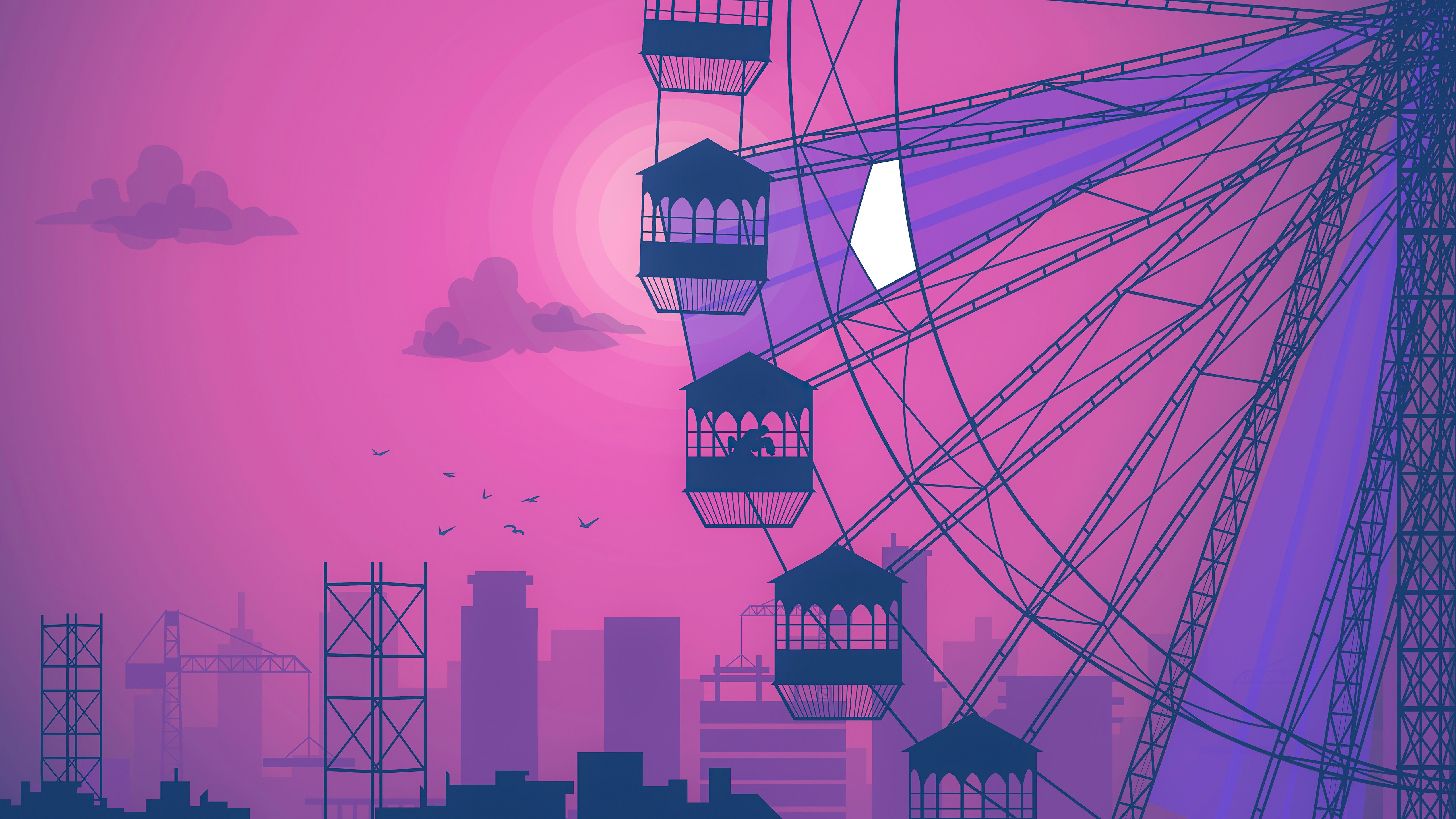 Ferris Wheel Aesthetic Wallpapers