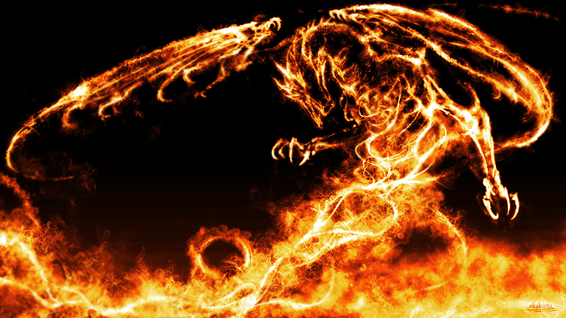 Fire Dragon Vs Lightning Dragon Wallpapers