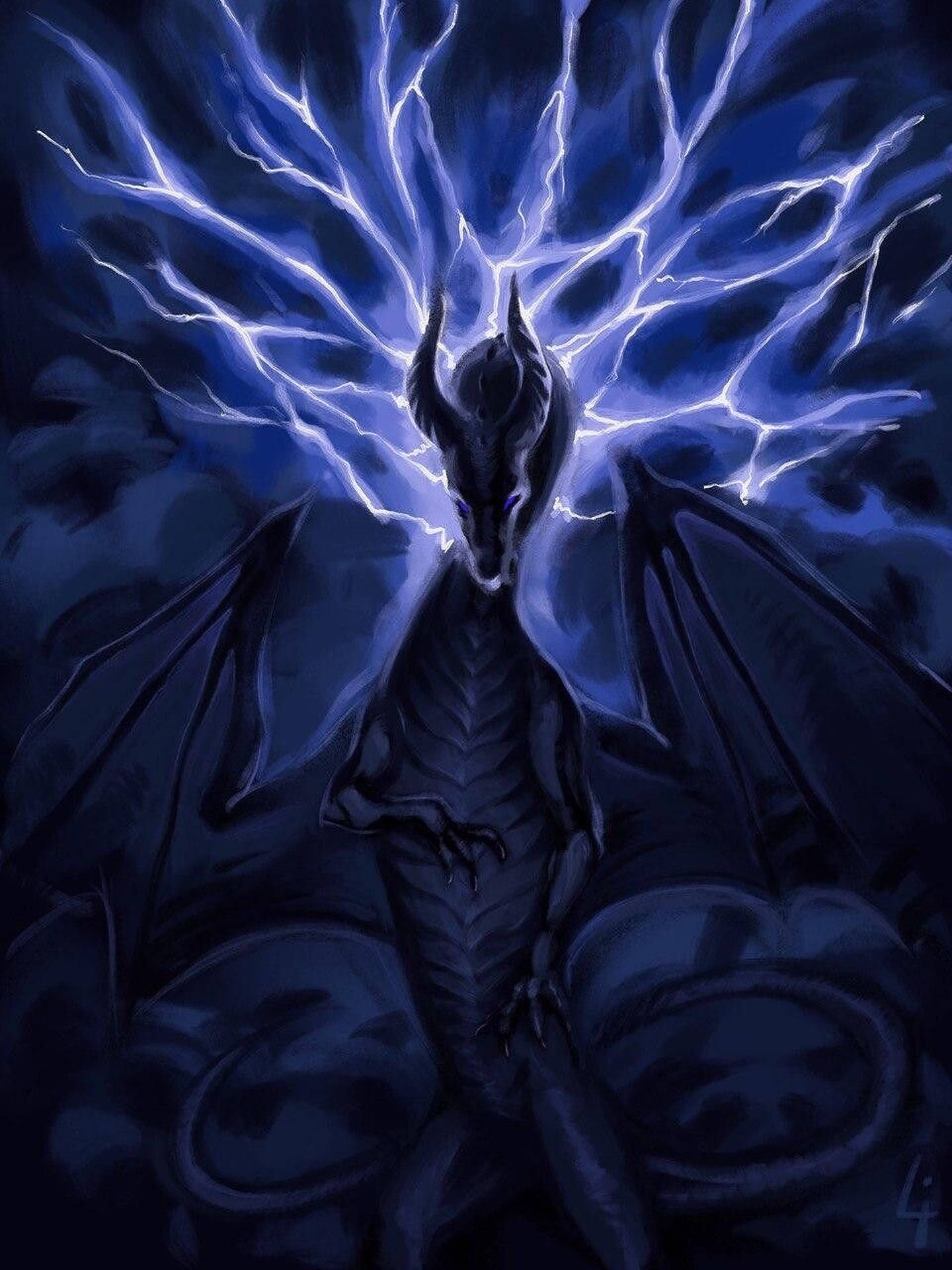 Fire Dragon Vs Lightning Dragon Wallpapers