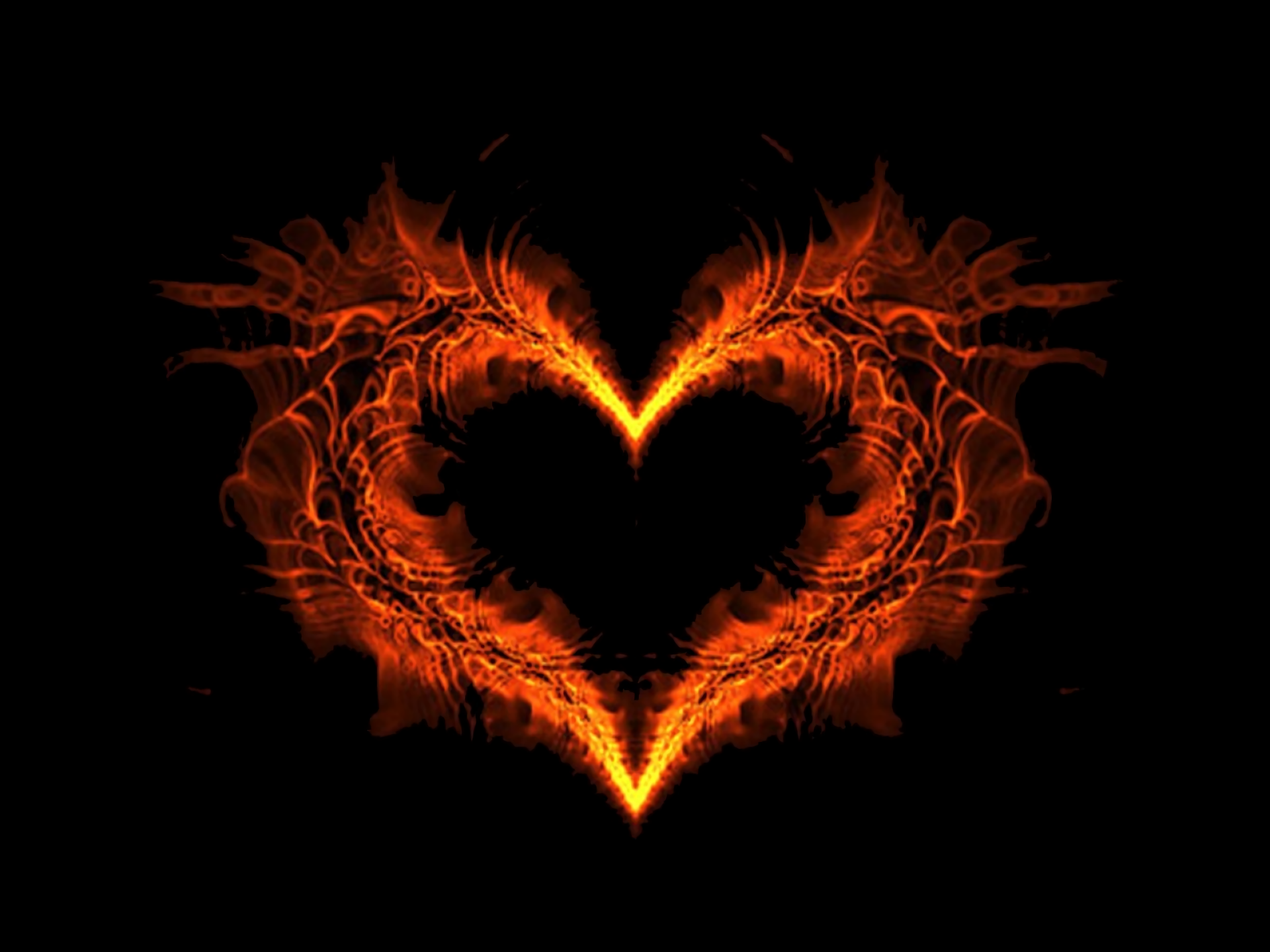 Fire Heart Wallpapers